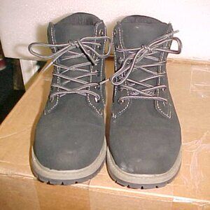 Eddie Bauer Karpie Unisex Youth Kids Black Hiking Boots 5m